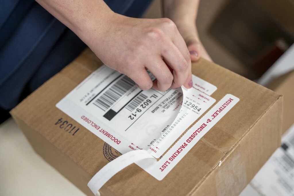 Returns processing and product inspection
